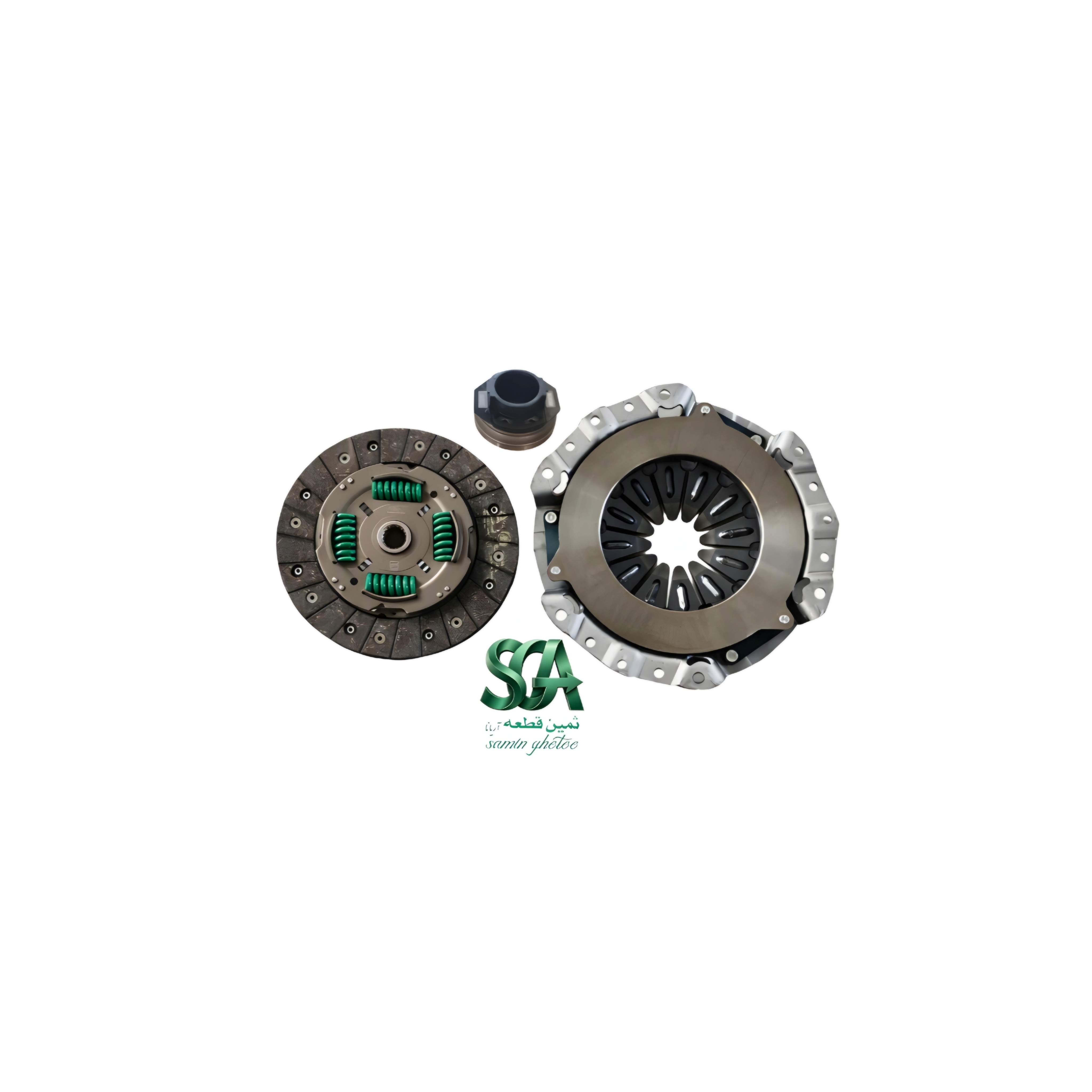 کیت دیسک و صفحه کلاچ با بلبرینگ تیبا مدل 97 به بعد، ساینا و کوئیک برند جی آی اس پی GISP کد کالا : 529903